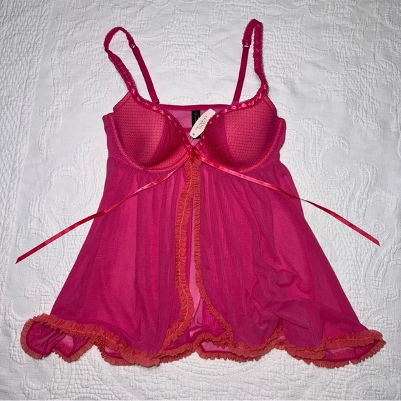 NEW $48 Victoria's Secret Sexy Little Things 36B Cover Up Slip Nightie Chemise - Picture 6 of 12
